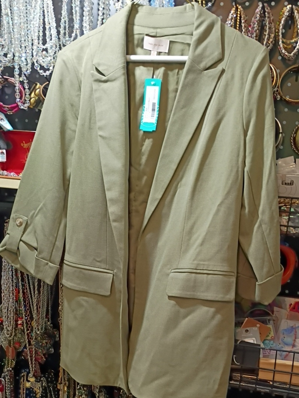 Skies are blue blazer sz M